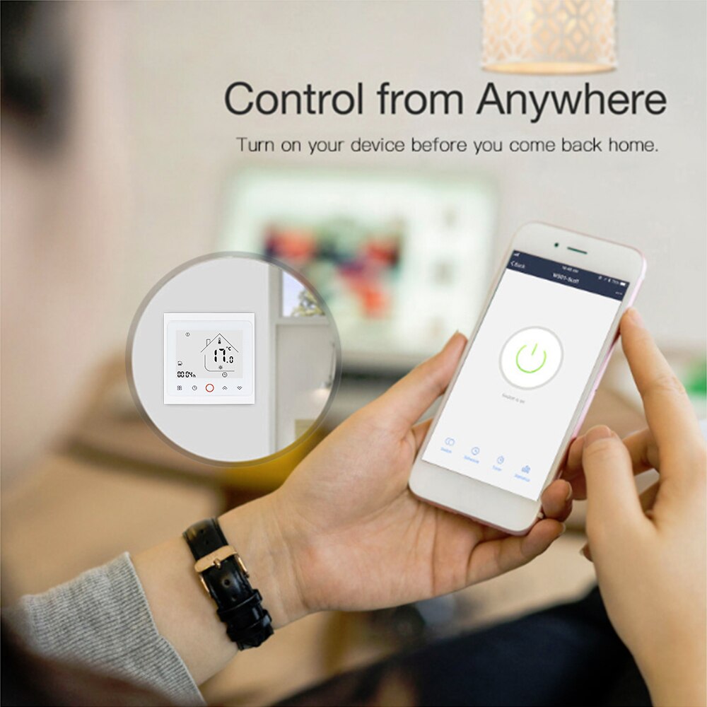 Smart WIFI Thermostat 5A/16A Water Electric Floor Heating Gas Boiler WIFI Temperature Control Regulator with Echo Voice Control